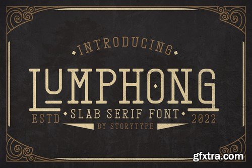 Lumphong Slab Serif Font