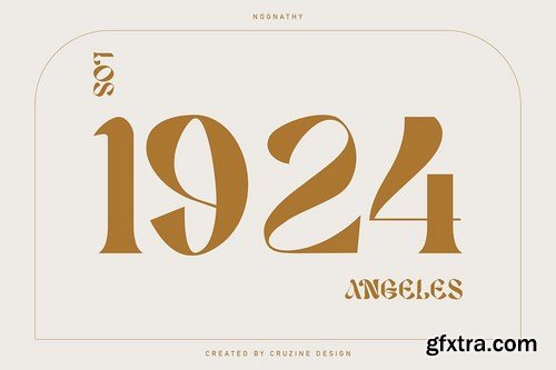 Nognathy - Artistic Serif Font