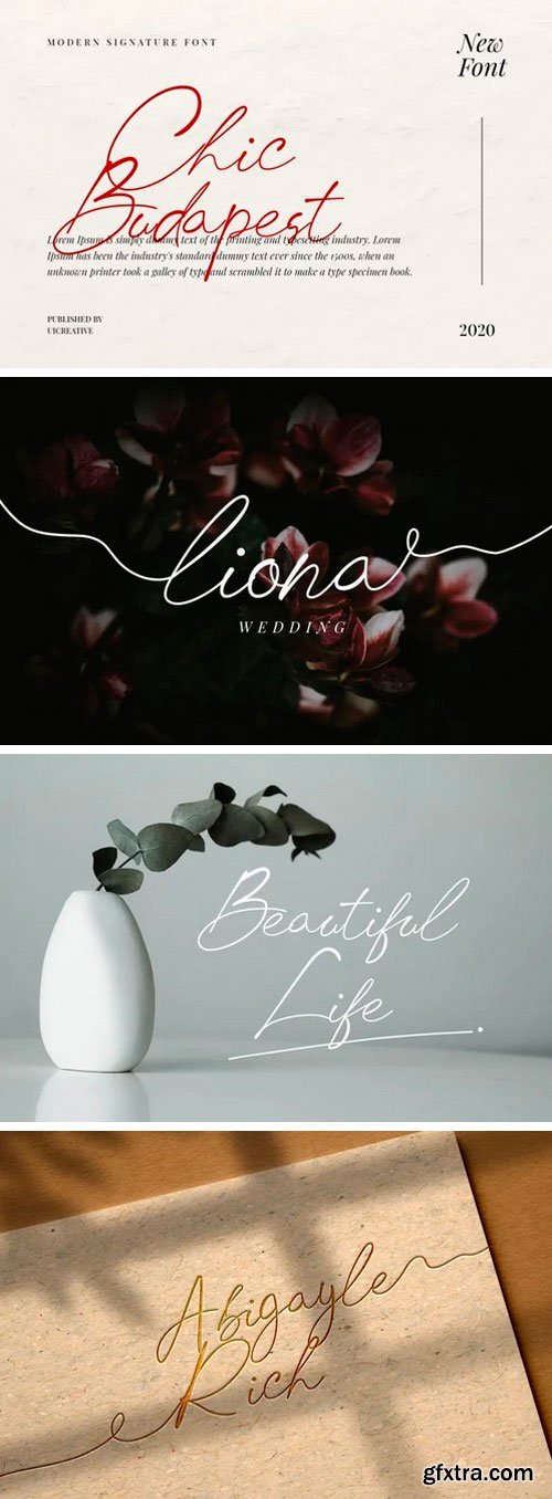 Chic Budapest Script Font