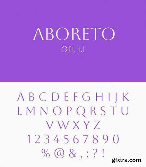 Aboreto Sans Serif Font