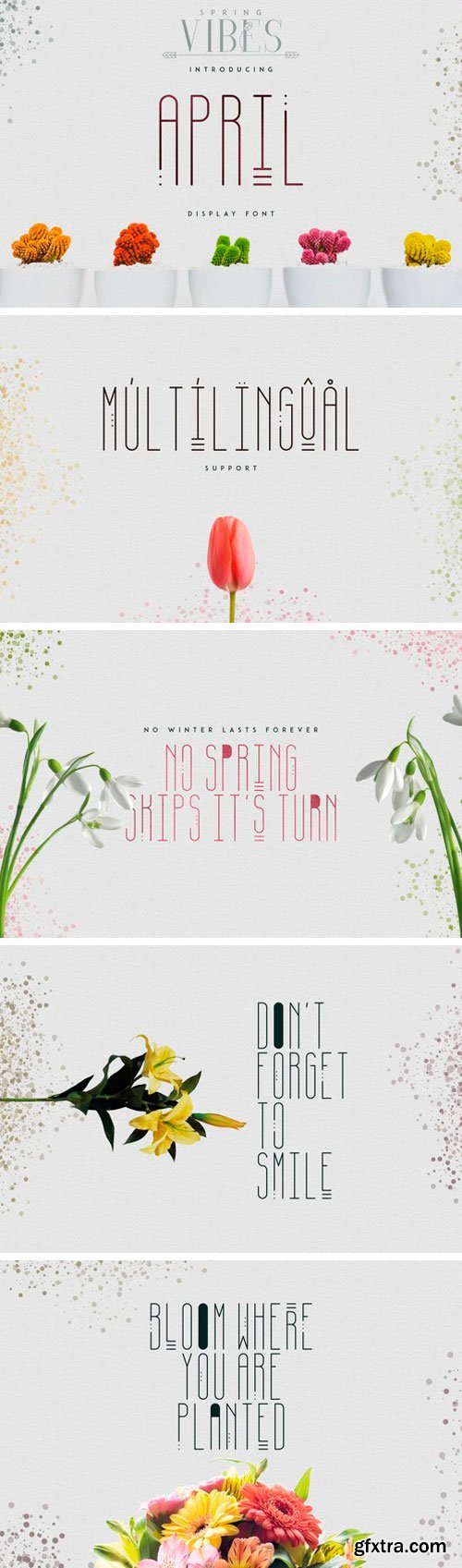 April Font » GFxtra