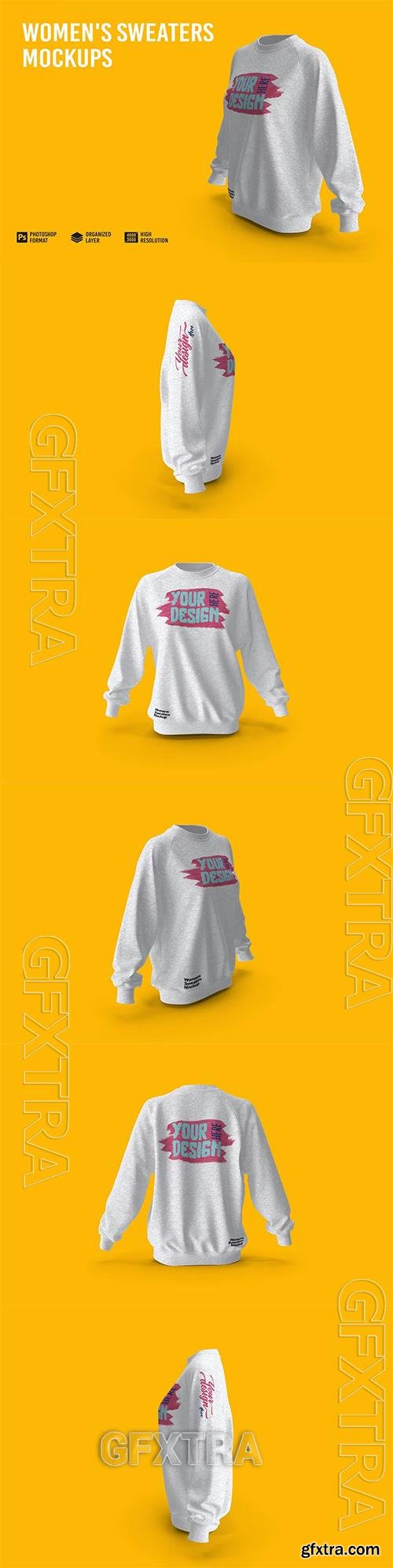 Women's Sweaters Mockup 5VT4TLV