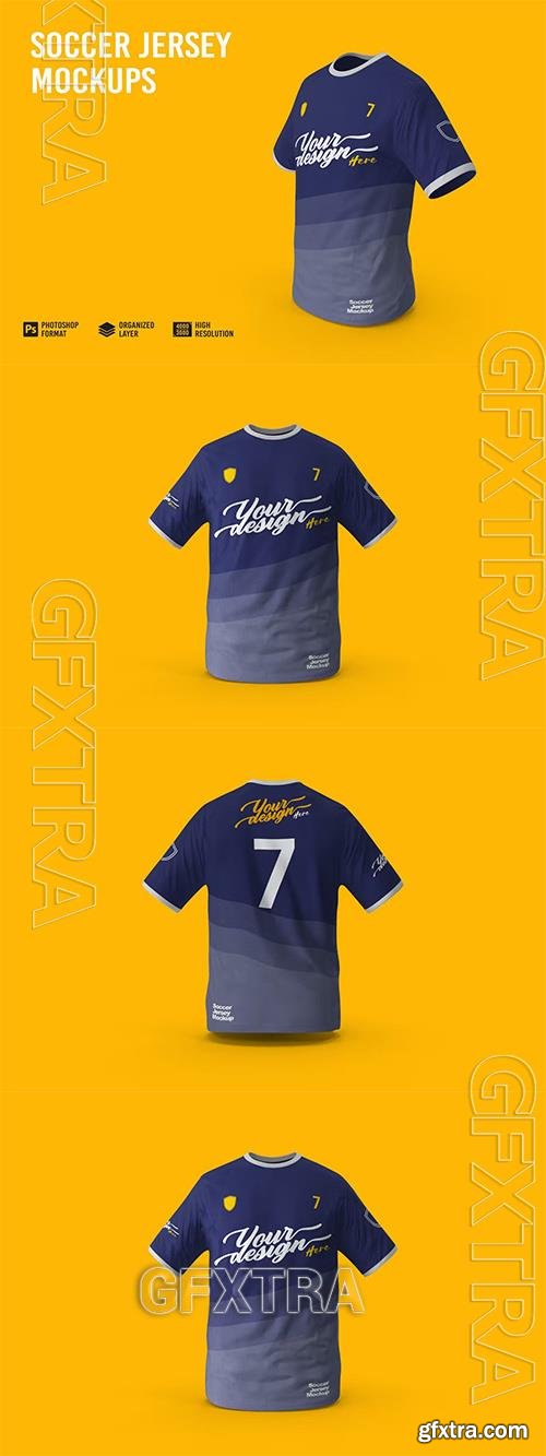 Men's Soccer Jerseys Mockup RWKV78K