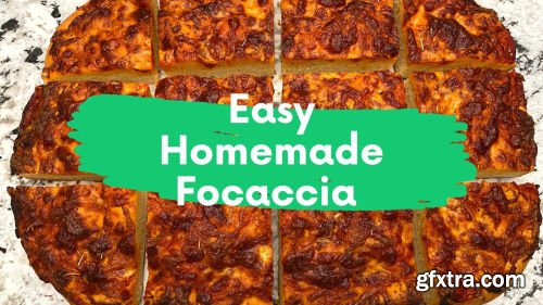 Easy Homemade Focaccia Bread With Option To Make Focaccia Pizza