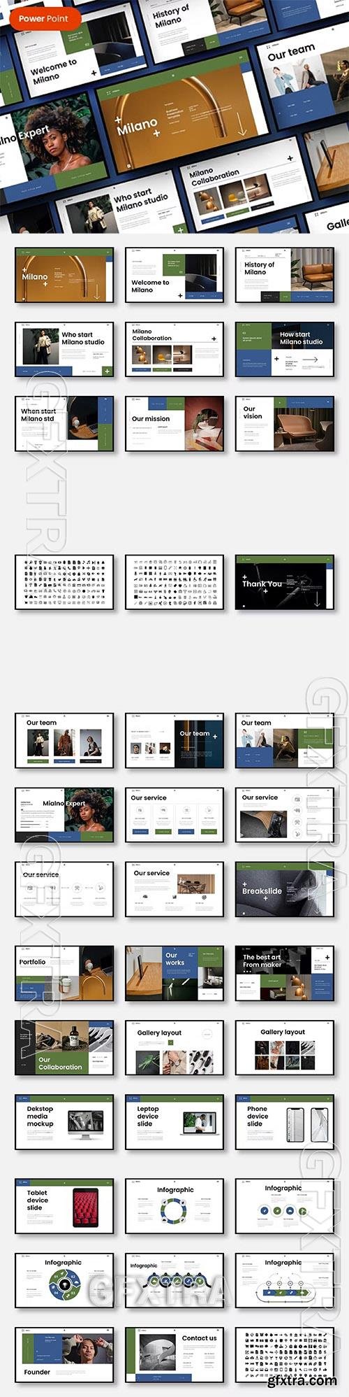 Milano - Business Powerpoint, Keynote and Google Slides Template  