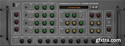 Reason RE Ekssperimental Sounds 4 Channel Dub Preamp v1.0.1