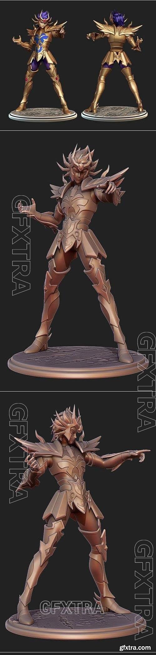 Saint Seiya Cancer Deathmask 3D 