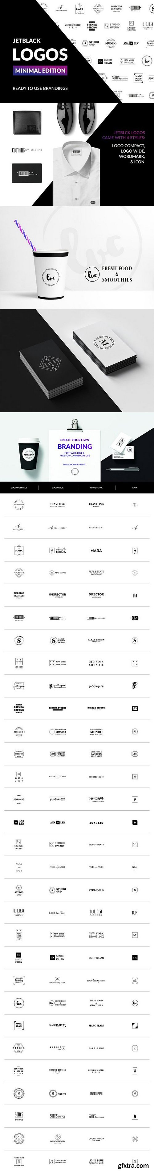 30 Premade Logos Minimal Edition