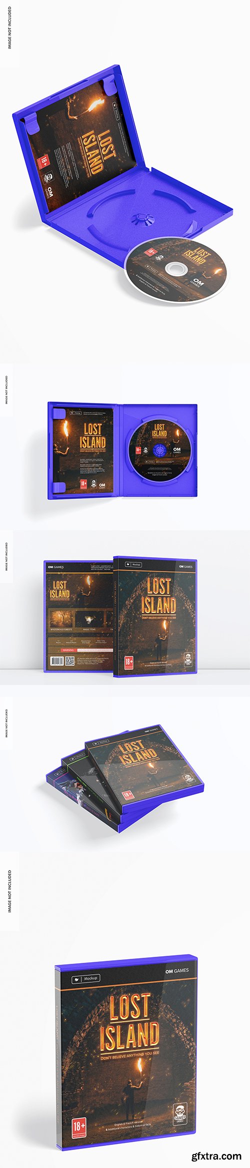 Dvd cases mockup