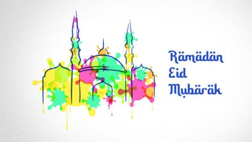 Videohive - Ramadan Watercolor - 36935642 - 36935642