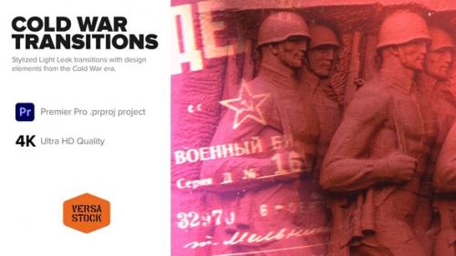 Videohive - Cold War Era Light Leaks Transitions 4K - 36970662 - 36970662