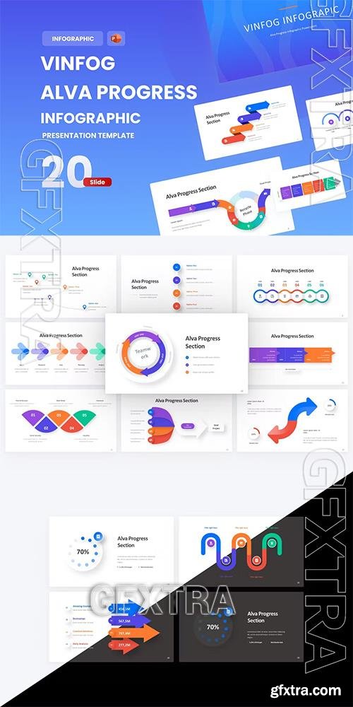 Vinfog Alva Infographic PowerPoint Template WTDBFCQ