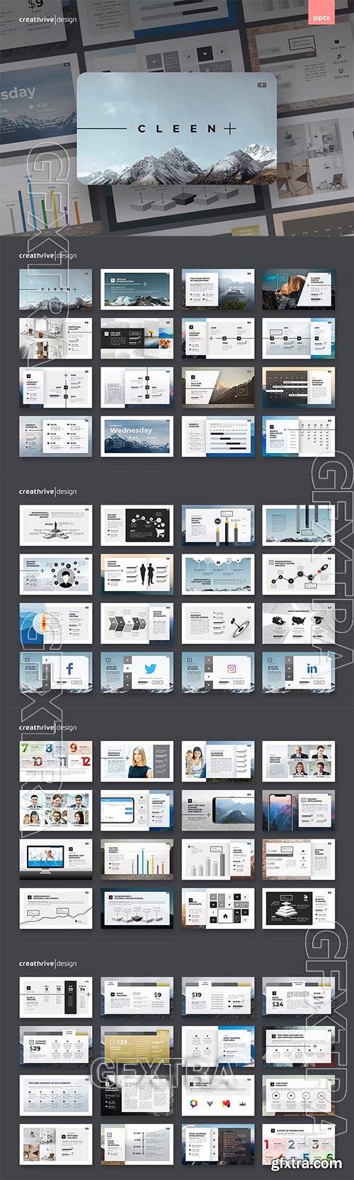 Cleen Powerpoint, Keynote Template  