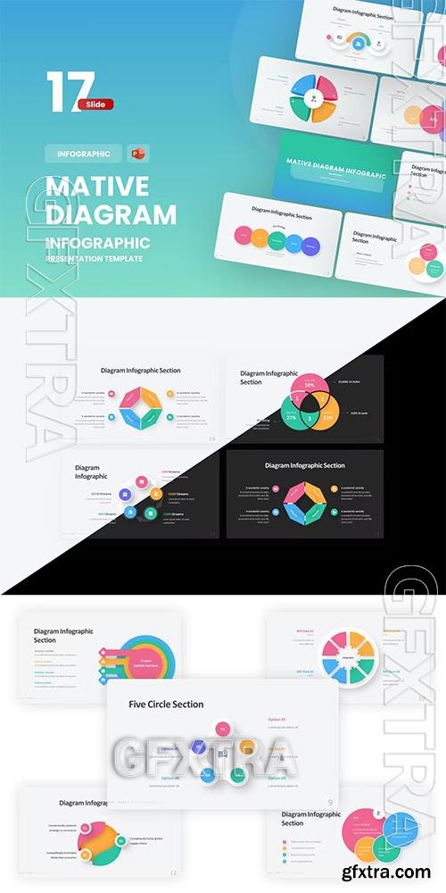 Mative Diagram Infographic PowerPoint Template A9PUL3D