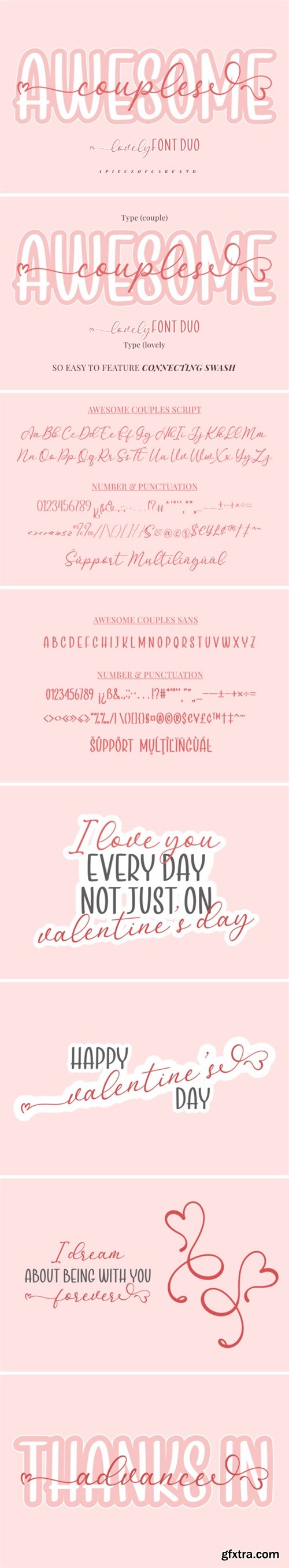 Awesome Couples Font