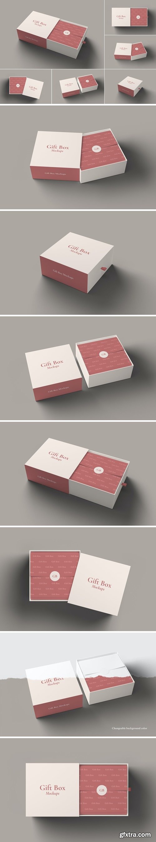 Gift Box Mockups