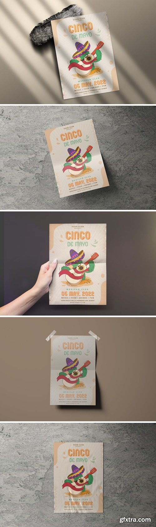 Cinco de Mayo Flyer Poster Template