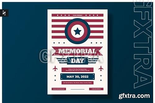 Memorial Day Flyer Template UG8KCPY