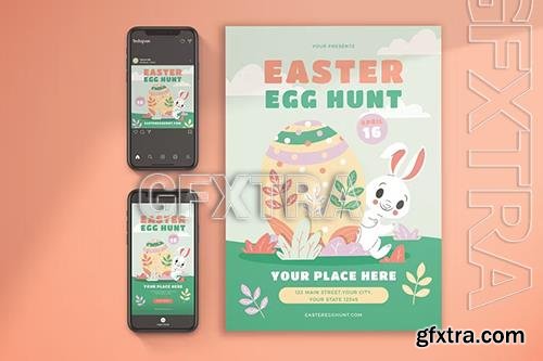 Easter Egg Hunt Flyer Set LMDMDUK