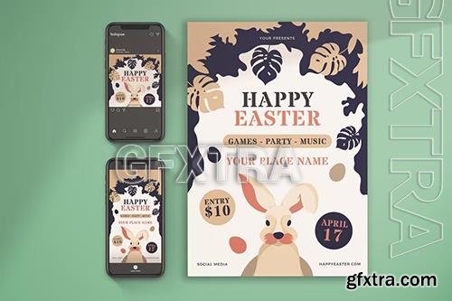 Happy Easter Flyer Set MDQ2FV9