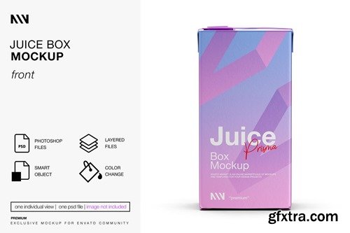 Juice Box Mockup