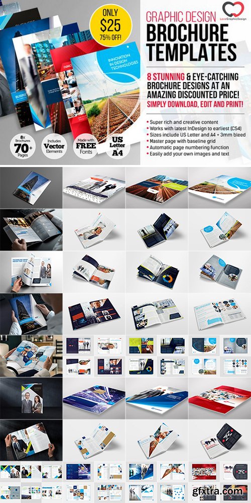 8 x Professional Brochures