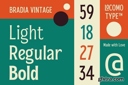 Bradia Vintage Font