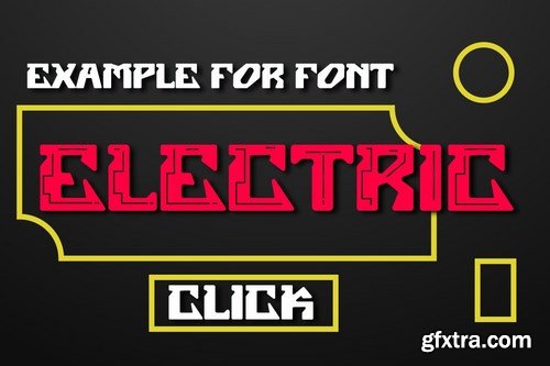 Digital Threat Robotic Display Font