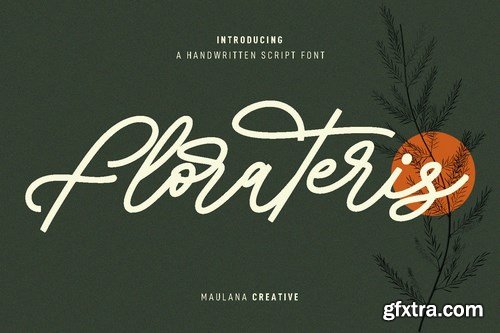 Florateris Cursive Script Font