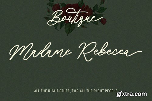 Florateris Cursive Script Font