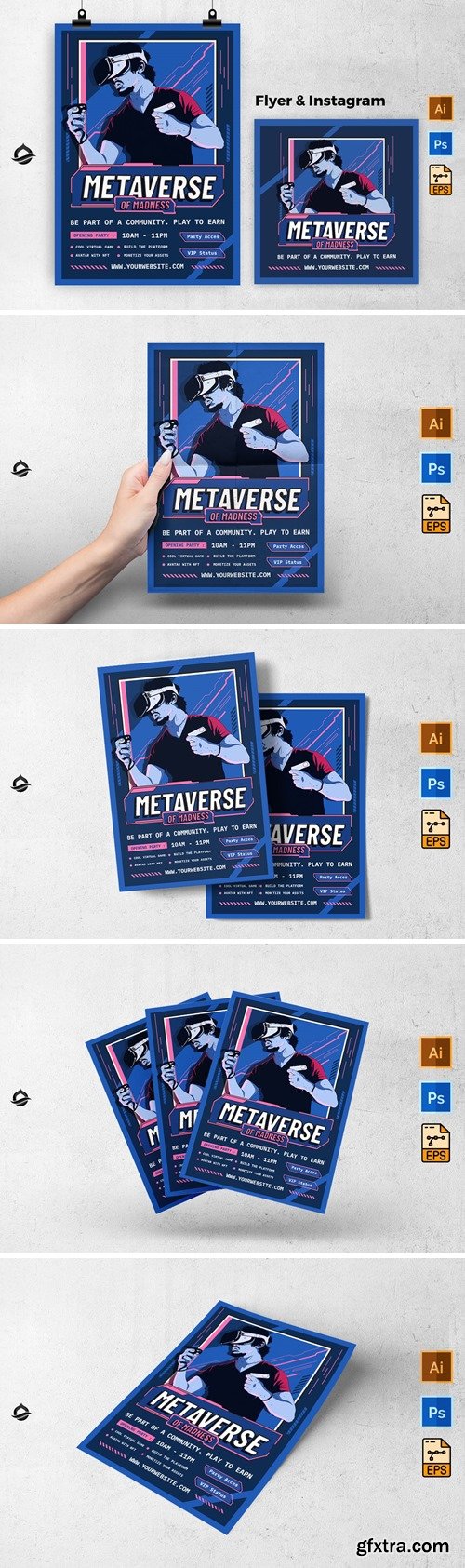 Metaverse Flyer & Instagram Post