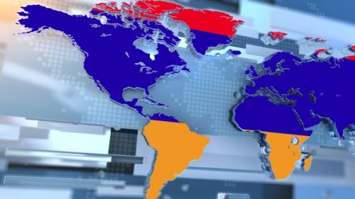 Videohive - Armenia Flag Inside The Shape Of World Map Transition - 36973977 - 36973977