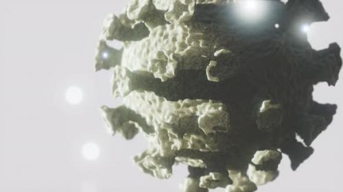 Videohive - Microscopic View of a Infectious Virus Corona COVID19 - 36973986 - 36973986