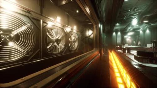 Videohive - Futuristic Interior of the Spase Base - 36974016 - 36974016