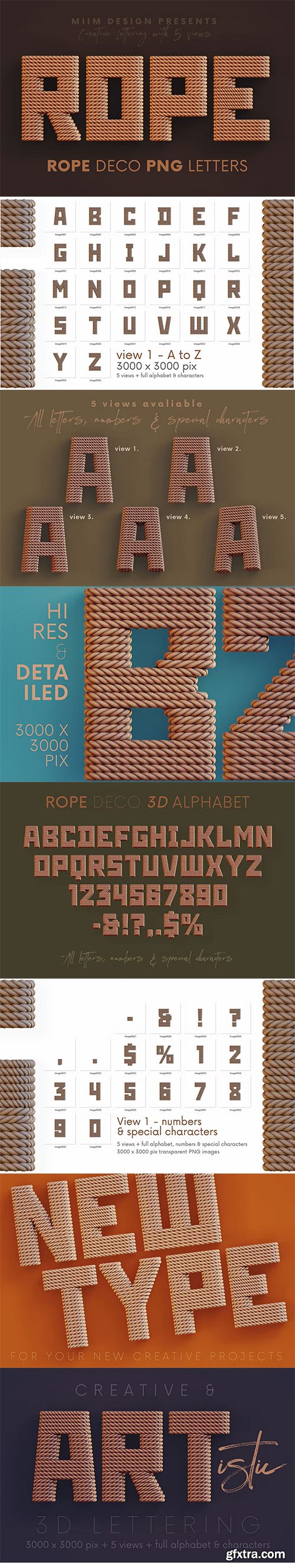 Rope Deco - 3D Lettering