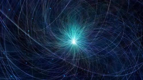 Videohive - Blue Vortex Nebula Space Travel Motion Loop Background - 36974029 - 36974029