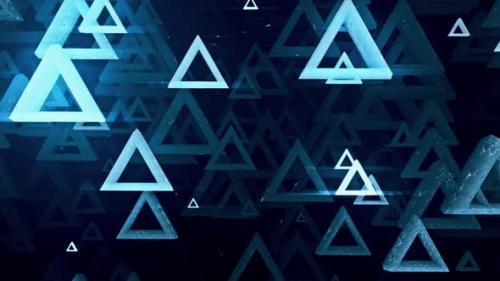 Videohive - Futuristic Triangles Background 4K - 36975282 - 36975282