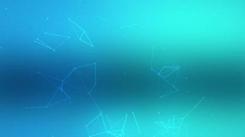 Videohive - Abstract background, structure of connect lines and particles. Connection and network concept. - 36748744 - 36748744