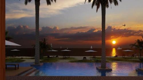 Videohive - Interior Villa At Sunset - 36748874 - 36748874