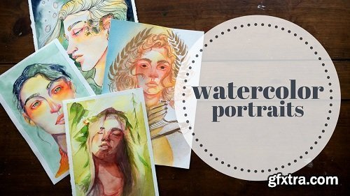 Watercolor Portraits - Dynamic Atmosphere and Whimsical Skin Tones