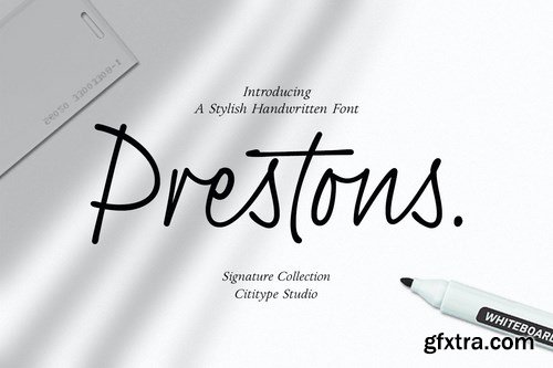 Prestons Signature Font