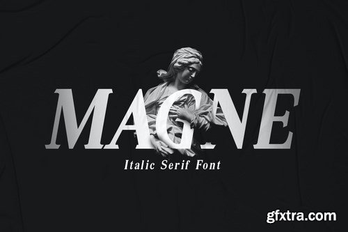 Magne Italic - Bold Serif Font