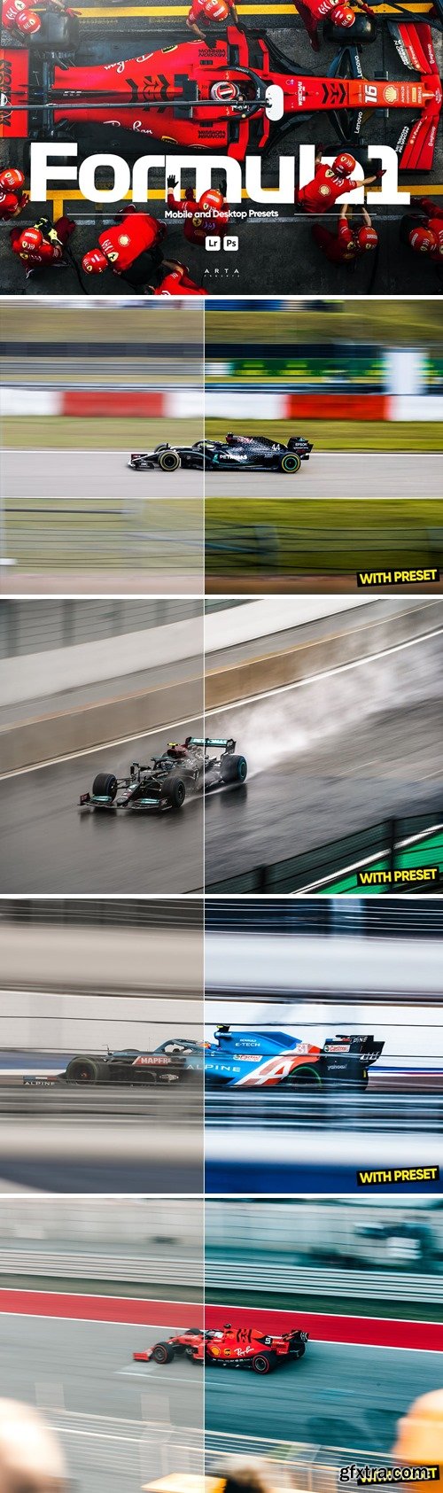 ARTA - Formula 1 Presets for Lightroom