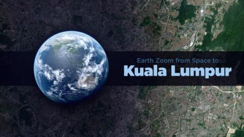 Videohive - Kuala Lumpur (Malaysia) Earth Zoom to the City from Space - 36863946 - 36863946