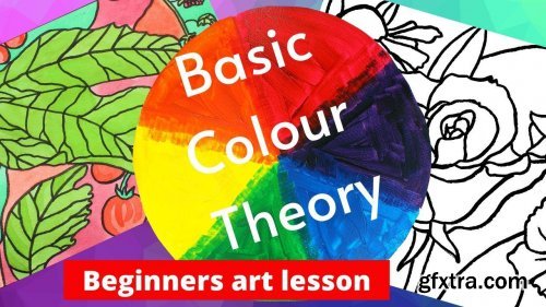 Learn basic colour theory. Beginners drawing and painting lesson. » GFxtra