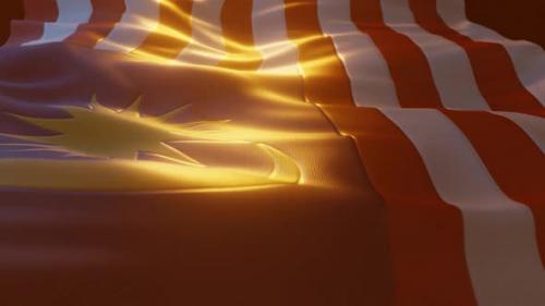 Videohive - Malaysia - Atmospheric Flag - 36784069 - 36784069