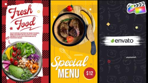 Videohive - Restaurant Food Menu | FCPX - 36978991 - 36978991