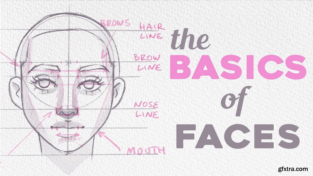 The Basics of Faces | Simple Female Portrait Drawing » GFxtra