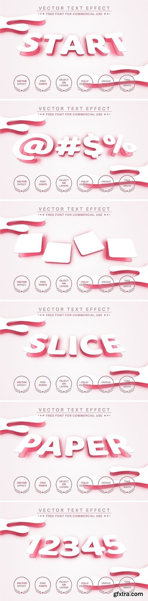 Slice Arc - Editable Text Effect, Font Style