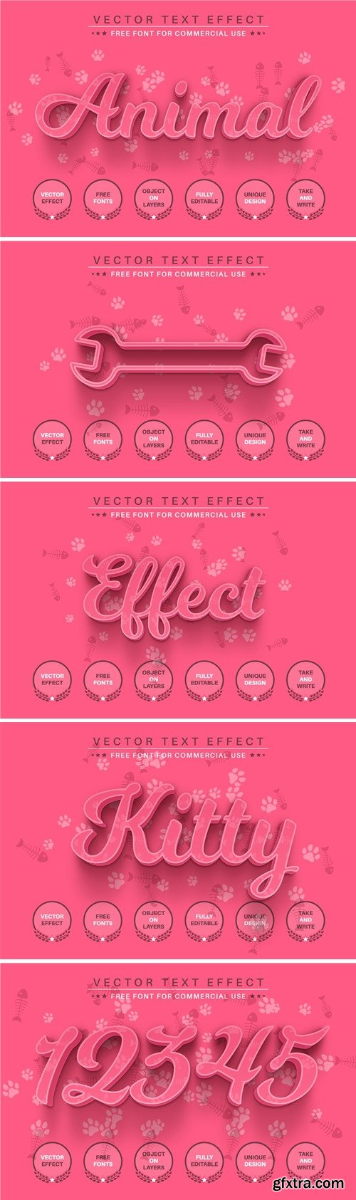 Pink Kitty - Editable Text Effect, Font Style